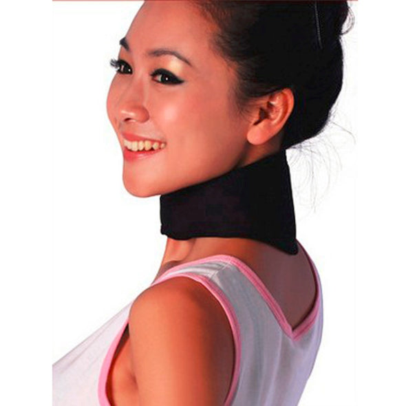 Hot Fashion Magnetic Therapy Neck Support Protection Spontaneous Tourmaline Heating Headache Belt Neck Massager Drop Shipping