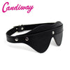 Leather Blindfold Adult Games BDSM Flirt Sex Toy Sexy Eye Mask Sleeping Masquerade Cat Eye Party club Coslay Mysterious