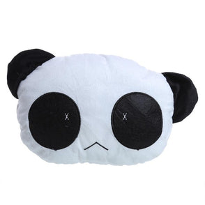 1 pcs Car Headrest Cute Cartoon Panda Style Plush Cars Neck Pillow Car Headrest Support Cushion Plush Panda Massager Cars Seat