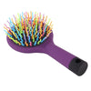 Rainbow Volume Anti-static Magic Detangler Hair Curl Straight Massage Comb Hair Brush Hair Care Styling Tools With Mirror