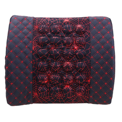 1Pc Electrical Massage Car Seat Back Relief Lumbar Pain Back Support Pillow Headrest Waist Safety Chair Cushion For Auto Vehicle