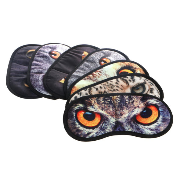 Hot! Fashion Cute Animal Sleeping Eye Mask Blindfold Relax Sleep Travel Covers Eye-shade