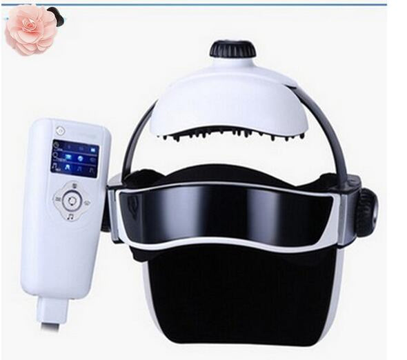 New Electric Head Massager Brain Massage Adjustable Size Instrument Helmet With Music Head Massage Life Relaxation Health Care