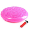Inflatable Massage Yoga Ball Fitness Cushion Mat Universal Yoga Wobble Stability Balance Massage Cushion Mat with Air Pump