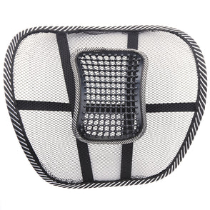 2Pcs Massage Car Cushion Seat Back Mesh/Hollow  Cloth Support Lumbar Waist Chair Massage Back Pillow for Cars Home Office New