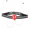 Illuminated Reflective Vest Belt 3 Modes LED Lights Adjustable Safety Gear Sports Night Running Cycling Vest for Child Men Women
