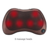 Neck Waist Back Leg Body Massager Dual-use Car Home Massage Pillow Cushion Electric Infrared Heating Massager hot