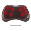 Neck Waist Back Leg Body Massager Dual-use Car Home Massage Pillow Cushion Electric Infrared Heating Massager hot