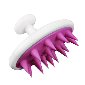 1pc Hair Care Silicone Hair Washing Comb Massage Shampoo Scalp Round Shower Hairbrush Antiskid Hair Washing Shower Bath Comb