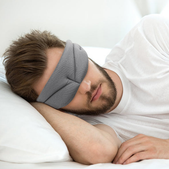 3D Upscale Portable  Sleep Eye Mask Rest Travel Relax Sleeping Aid Blindfold Soft  Eyeshade Cover Eye Patch Bandage for Sleep