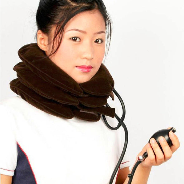 neck cervical traction device inflatable collar household equipment health care massage device nursing care drop shipping