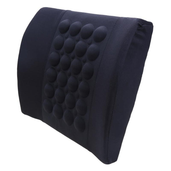 1Pc Electrical Massage Car Headrest Seat Back Relief Lumbar Pain Back Support Pillow Waist Safety Chair Cushion For Auto Vehicle