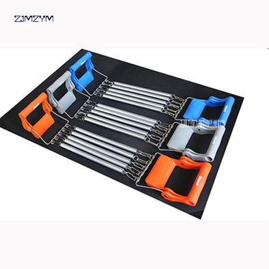 Fitness Gym Stainless Steel Muscles Exercise Workout Spring Chest Expander Resistance Bands 1701 Multi-function  5 Tube Bands