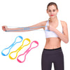 1PCS Silicone Yoga Drawstring Chest Expander Silicone Fitness Elastic Drawcord 8 slimming for weight loss