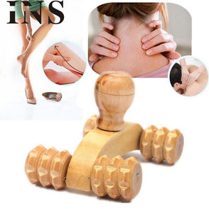 Wooden Roller Massager Reflexology Hand Foot Back Body Therapy Relaxing tool Gifts Health care Levert Dropship MAR6
