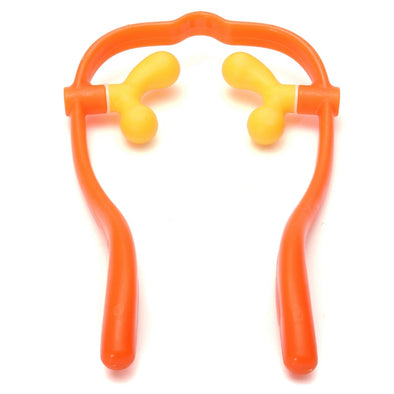 1Pcs U-shaped Massage Hammer Fitness Massage Multifunction Adjustable Acupoint Roller Massager Multipurpose Neck Massager Gifts