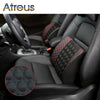 Atreus 12V car seat massage lumbar support cushion for BMW E46 E60 Ford focus 2 Kuga Mazda 3 cx-5 Volkswagen Polo Golf 4 6 GTI