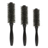 3 Size Anti-static Roll Round Hair brush Bristles Wood Handle  Combs Curling Hair Scalp Massage Comb Hair Brush Styling Tools
